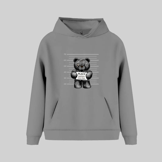 Hoodie Teddy grey