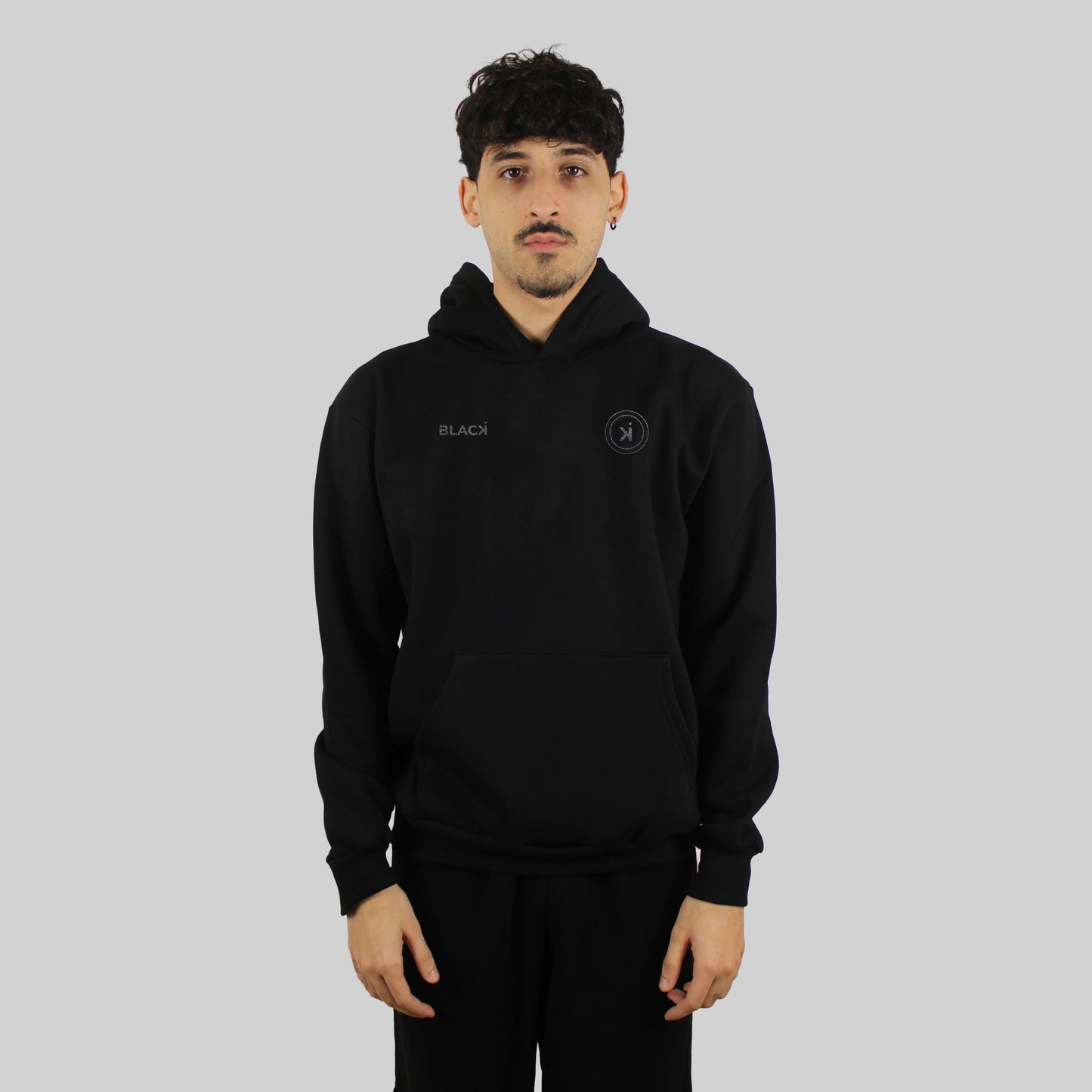 Hoodie Black Glitter