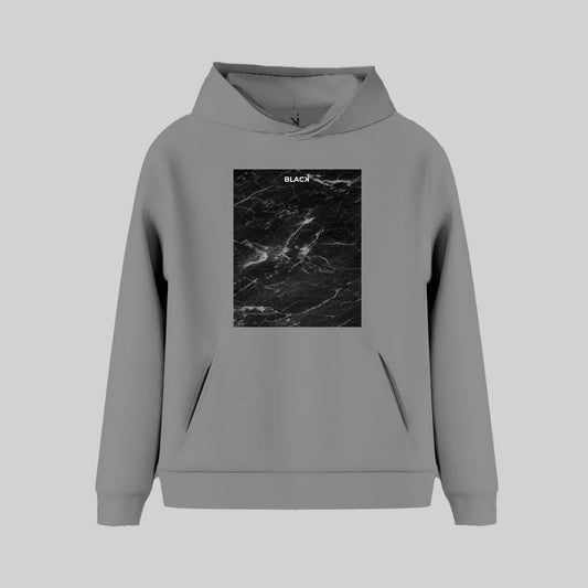 Felpa black marble grey