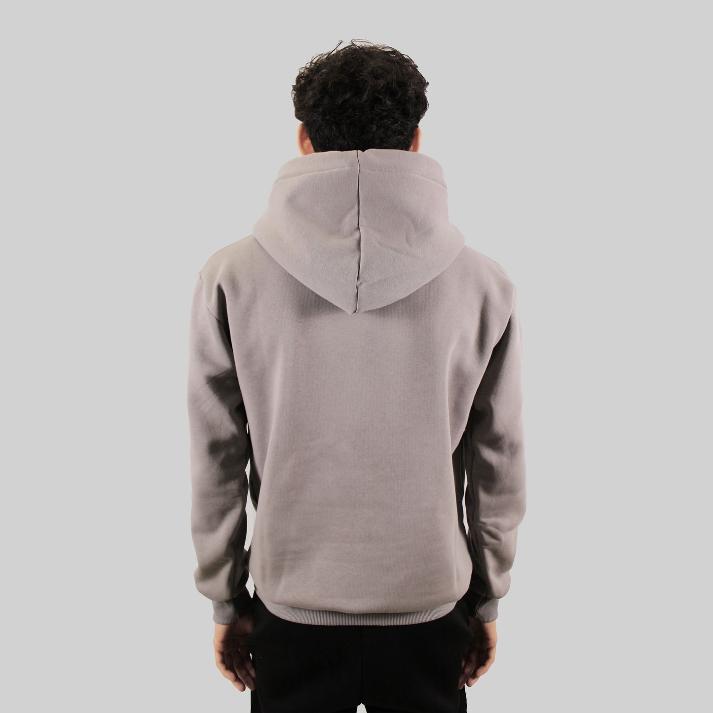 Hoodie Black Line Grey