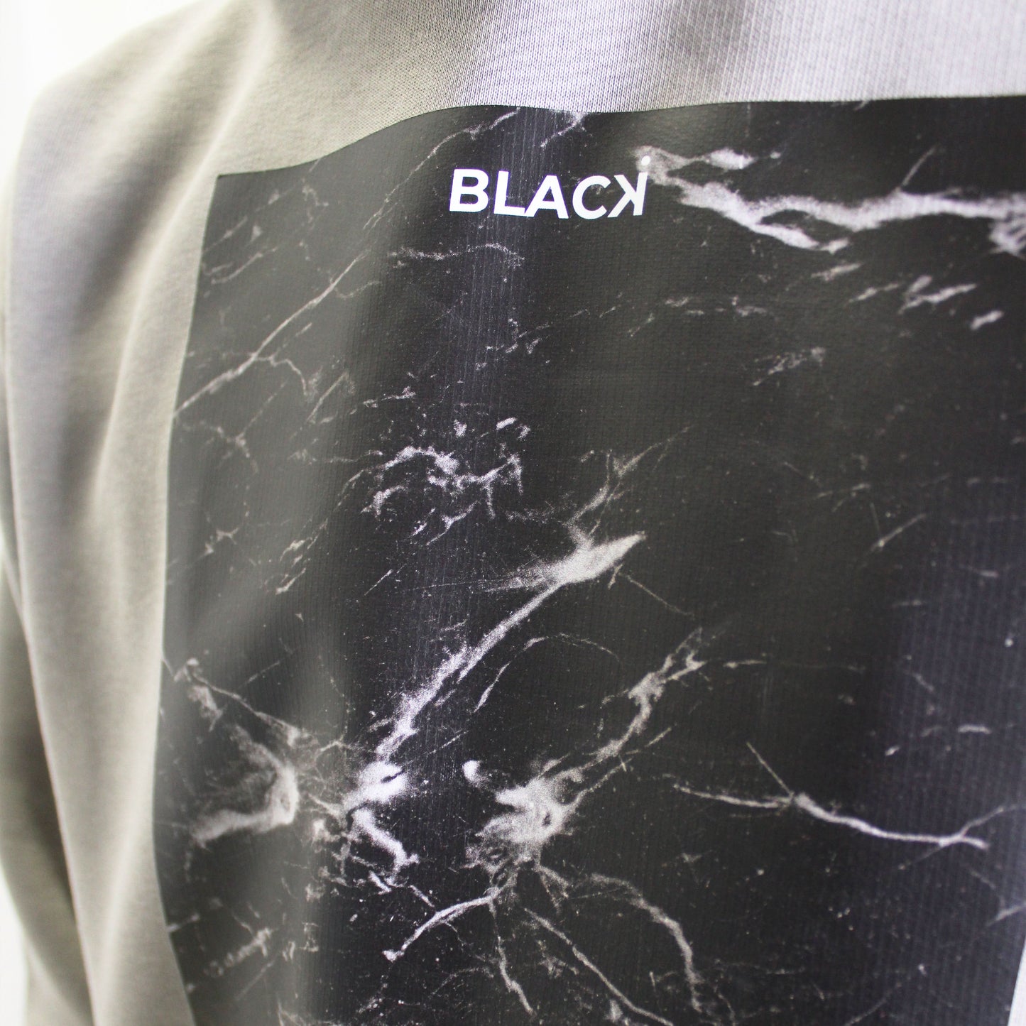 Felpa black marble grey