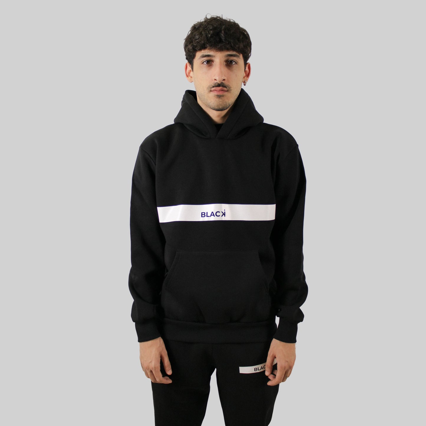 Hoodie Black line
