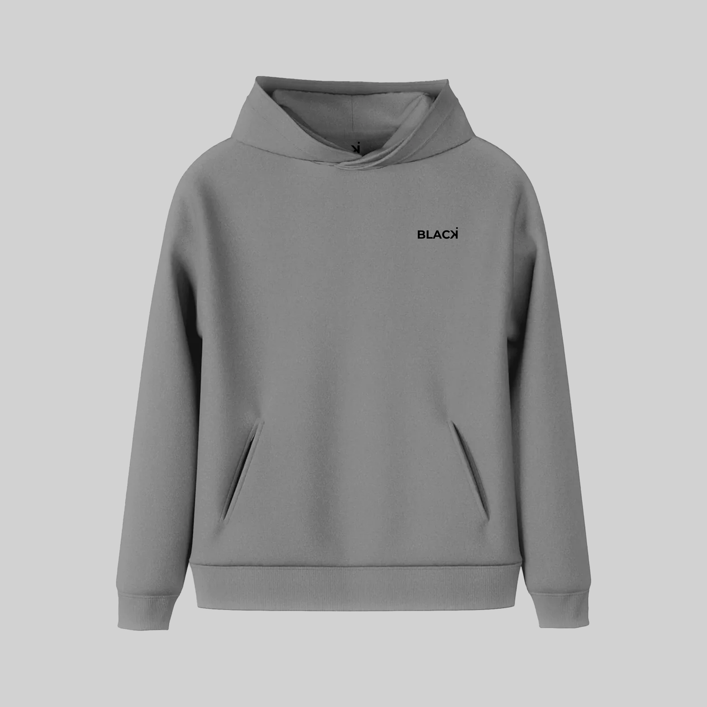 Hoodie Icon Heart Grey