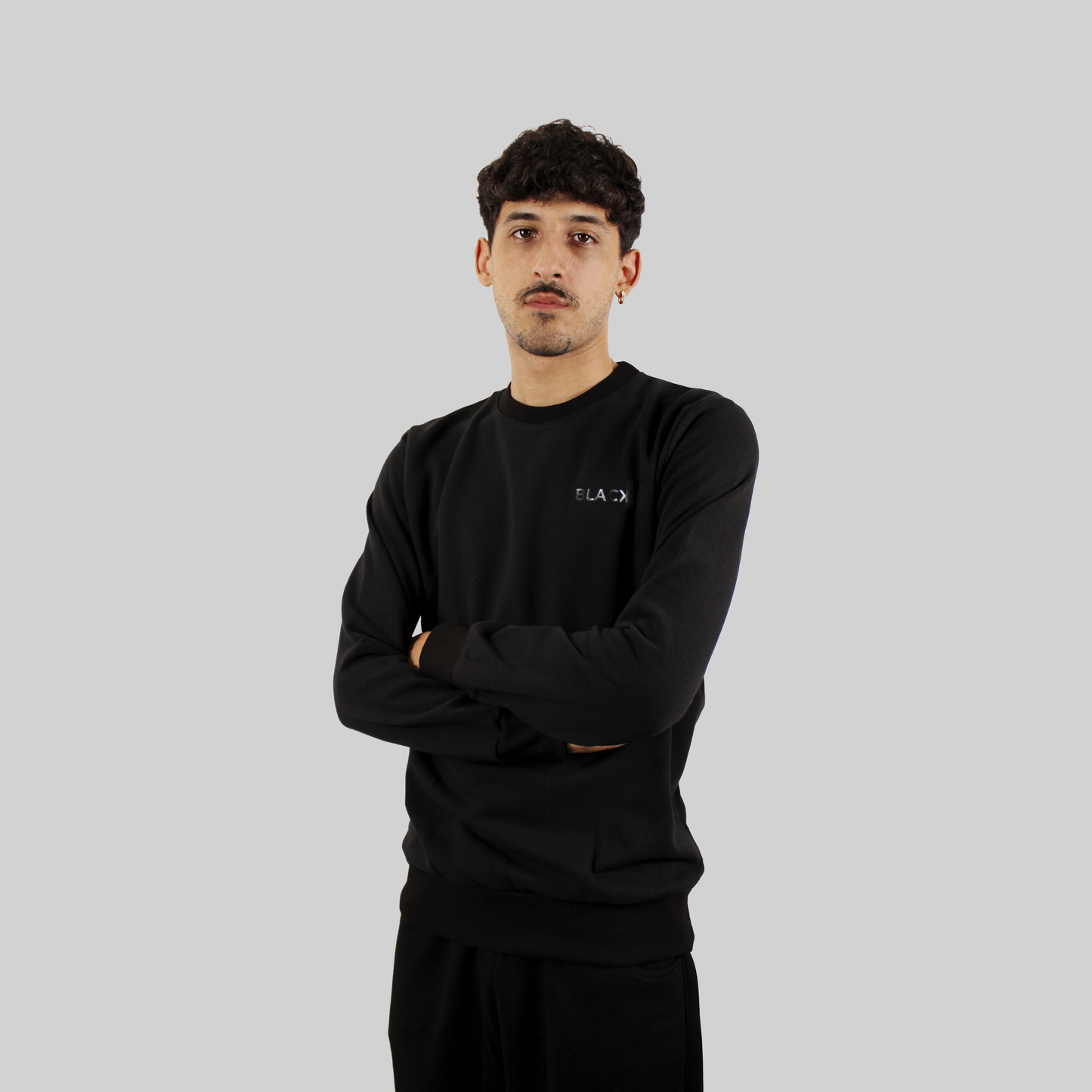 Sweatshirt Black Icon