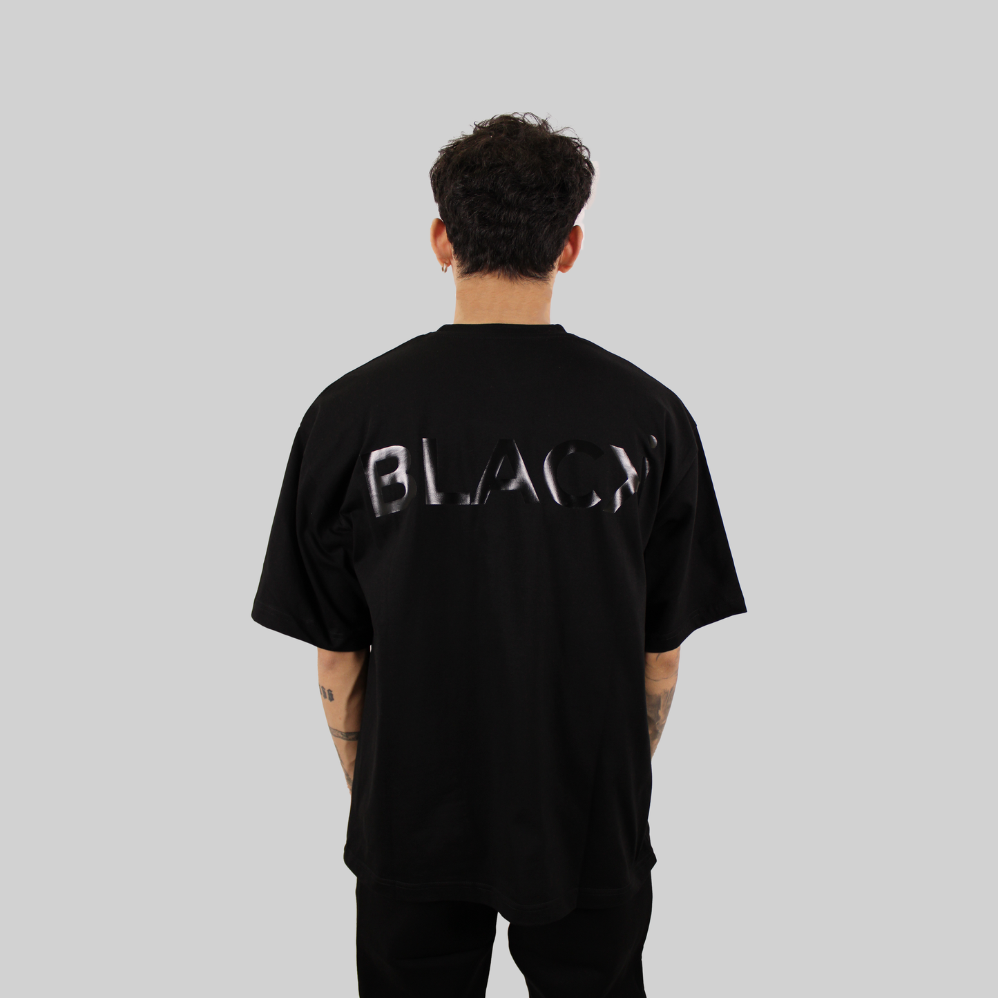 T-shirt Over Icon Black