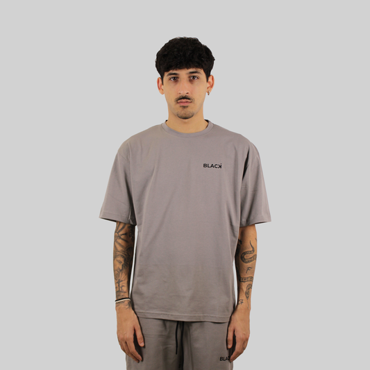 T-shirt Over Black For Black Grey