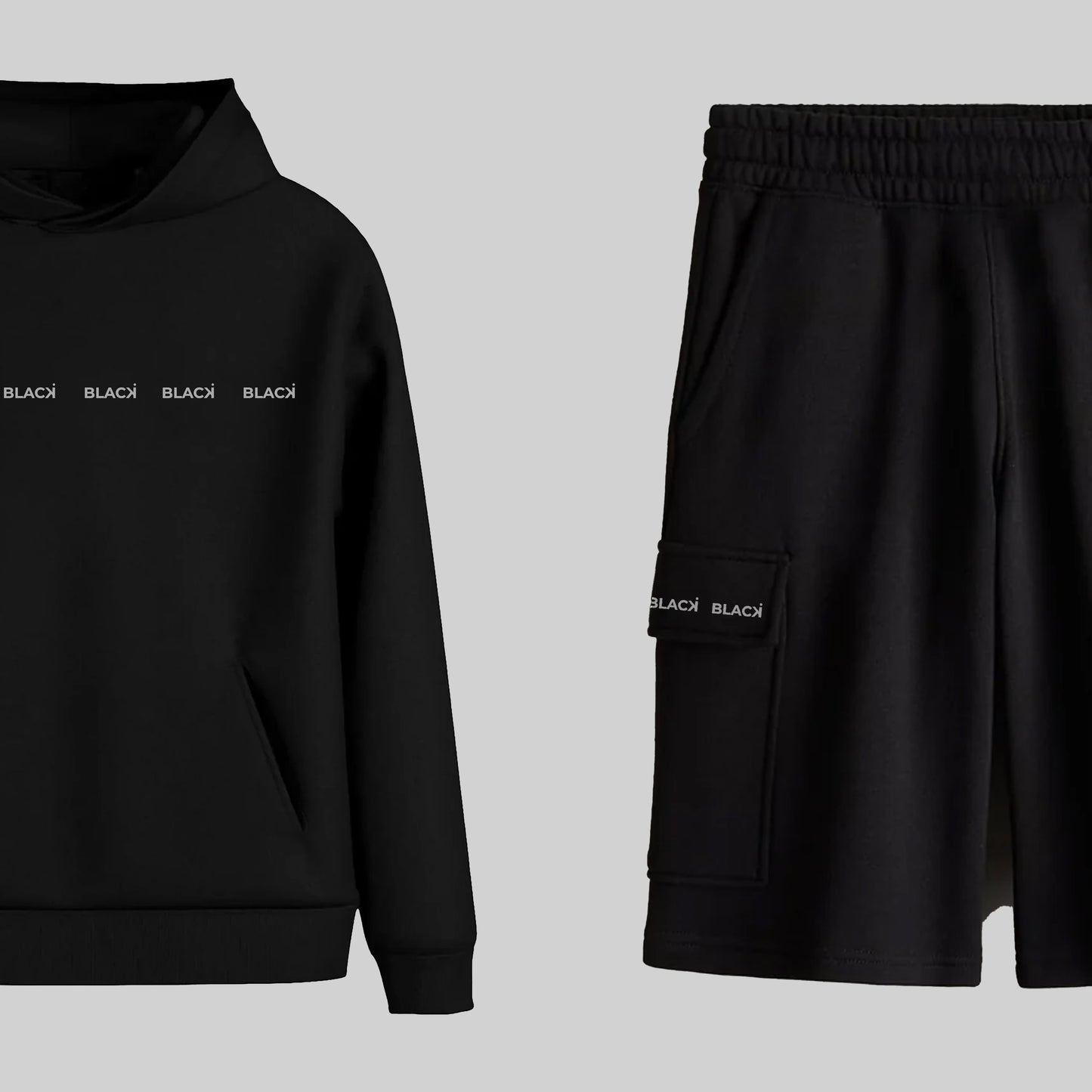 Combo short Cargo+Hoodie Reflex