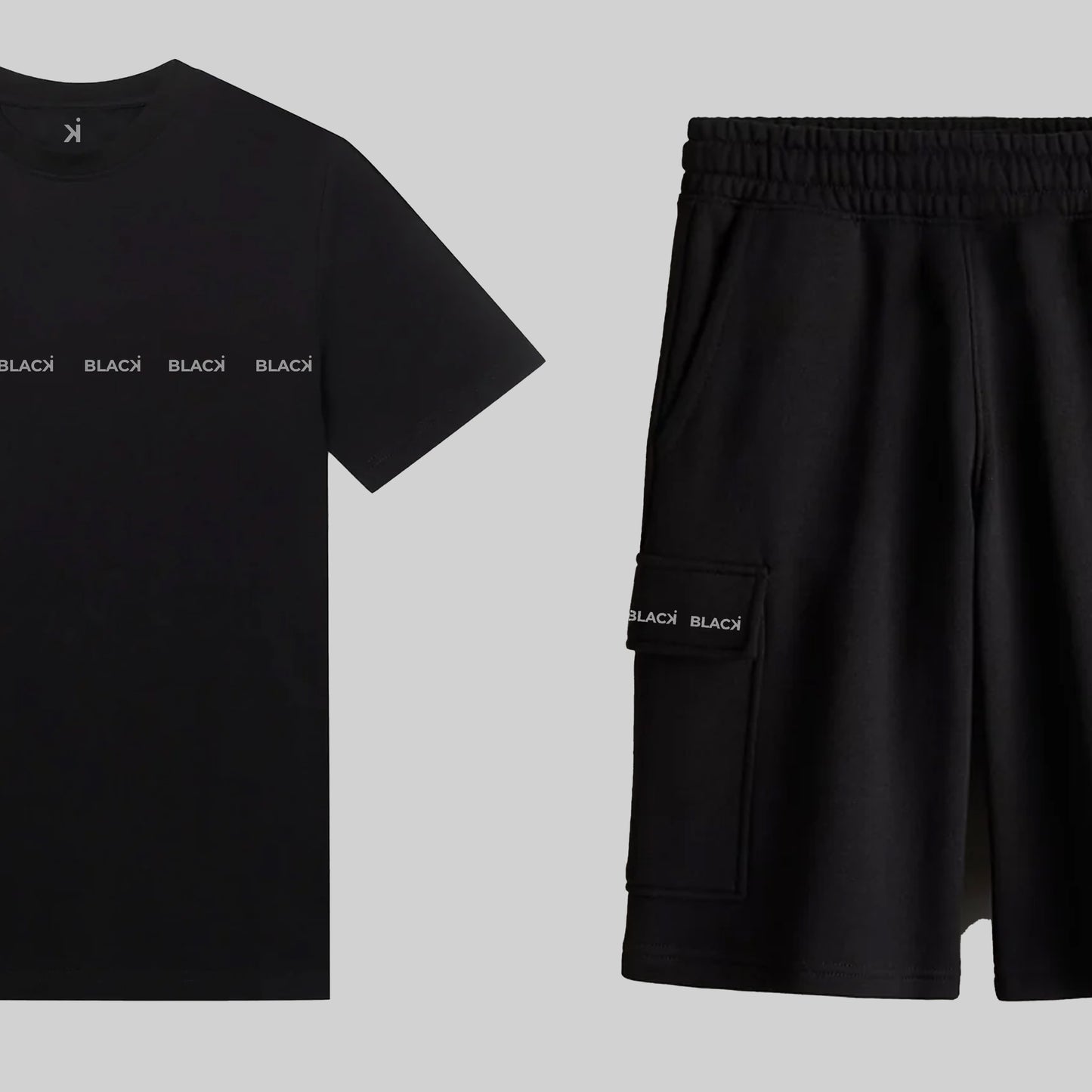 Combo T-shirt+Shorts cargo reflex