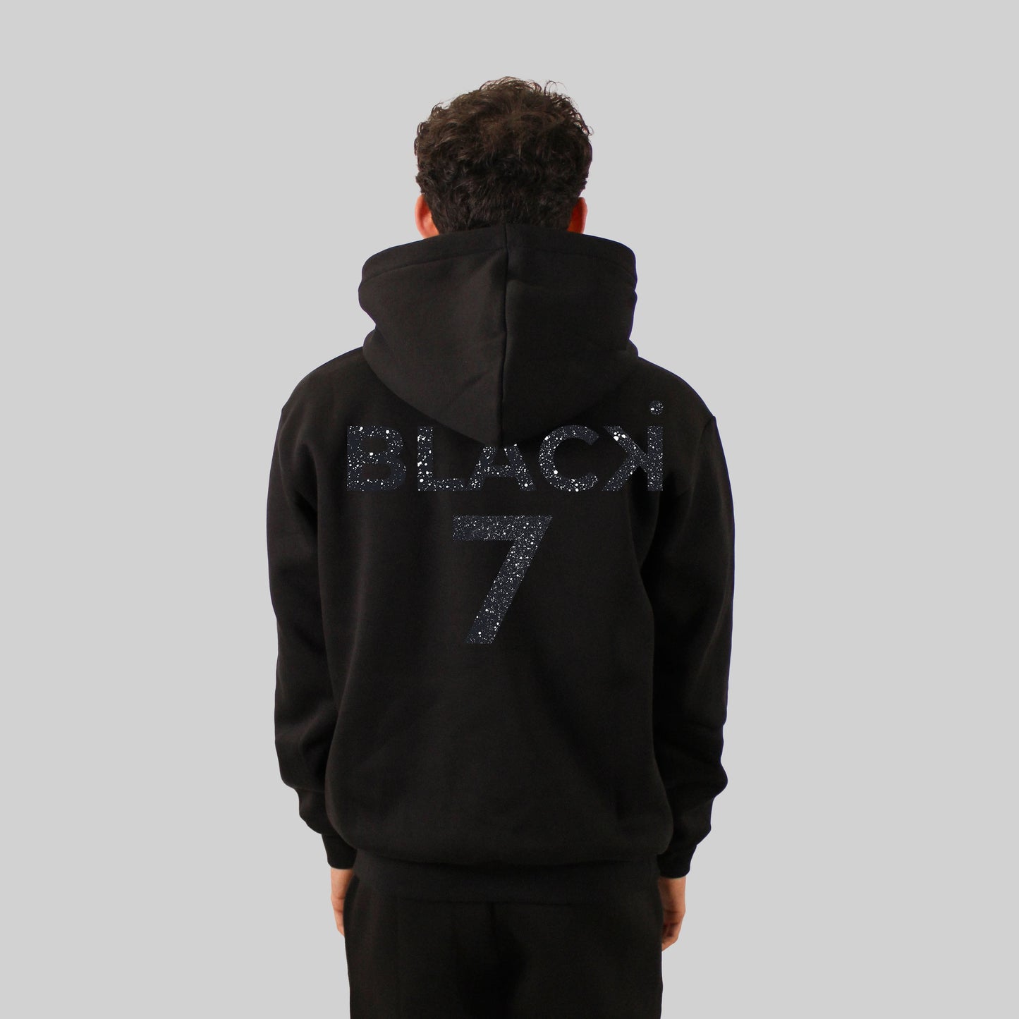 Hoodie Black Glitter