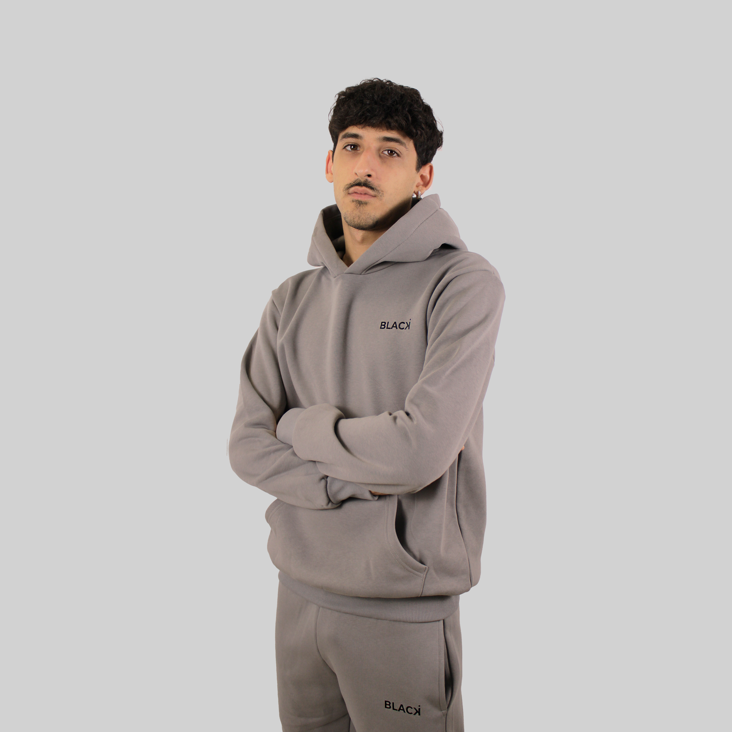 Kapuzenpullover Icon Grau